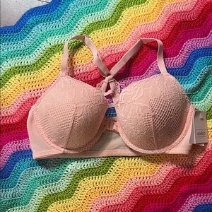 Auden‎ Blush Lace Bra light pink 34D